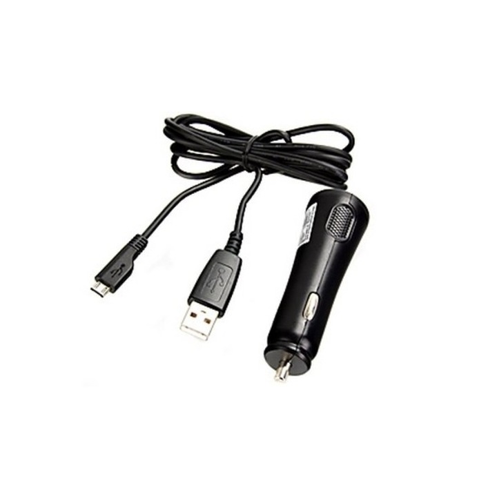 Samsung Autós töltő USB aljzat (5V / 700mA + microUSB kábel), Fekete
