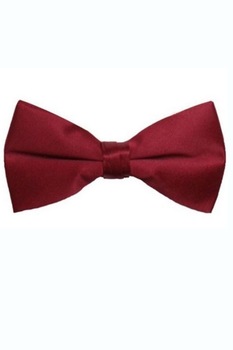 Papion cu aspect matasos, 12 x 7 cm, Dark Red Papion cu aspect matasos, 12 x 7 cm, Dark Red