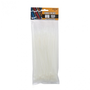 Coliere 200 x 2,5 mm, 100 bucati, Material Nylon 66, transparent Coliere 200 x 2,5 mm, 100 bucati, Material Nylon 66, transparent
