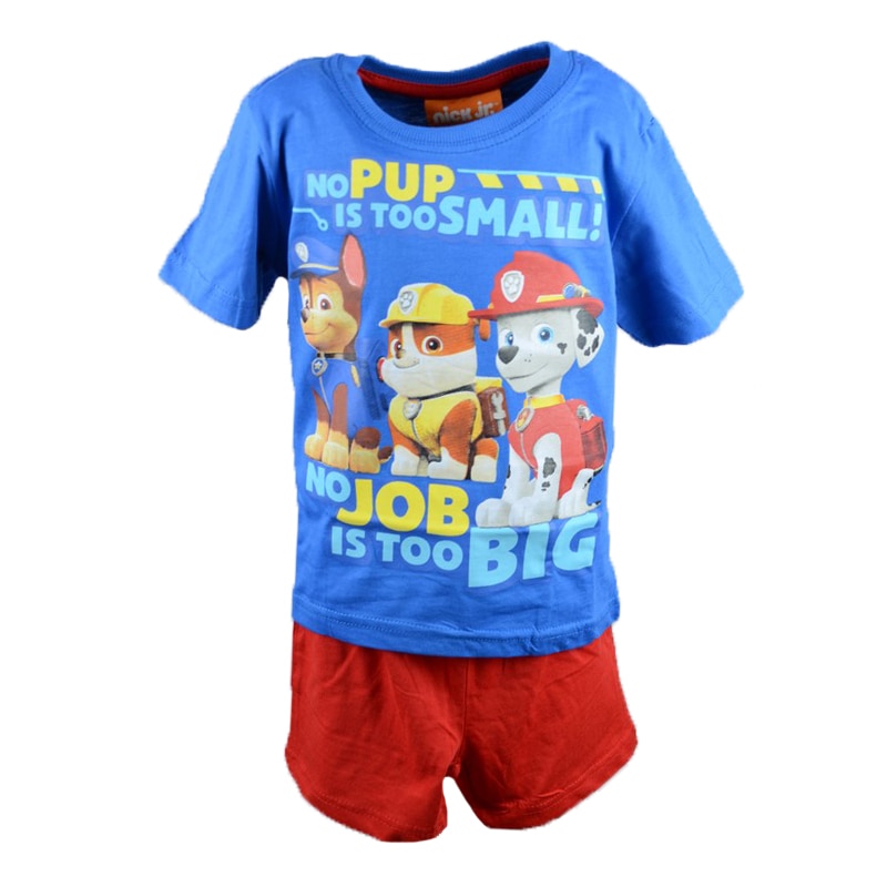 Pijama vara baieti E Plus M Paw Patrol PAW 52 04 650, Multicolor
