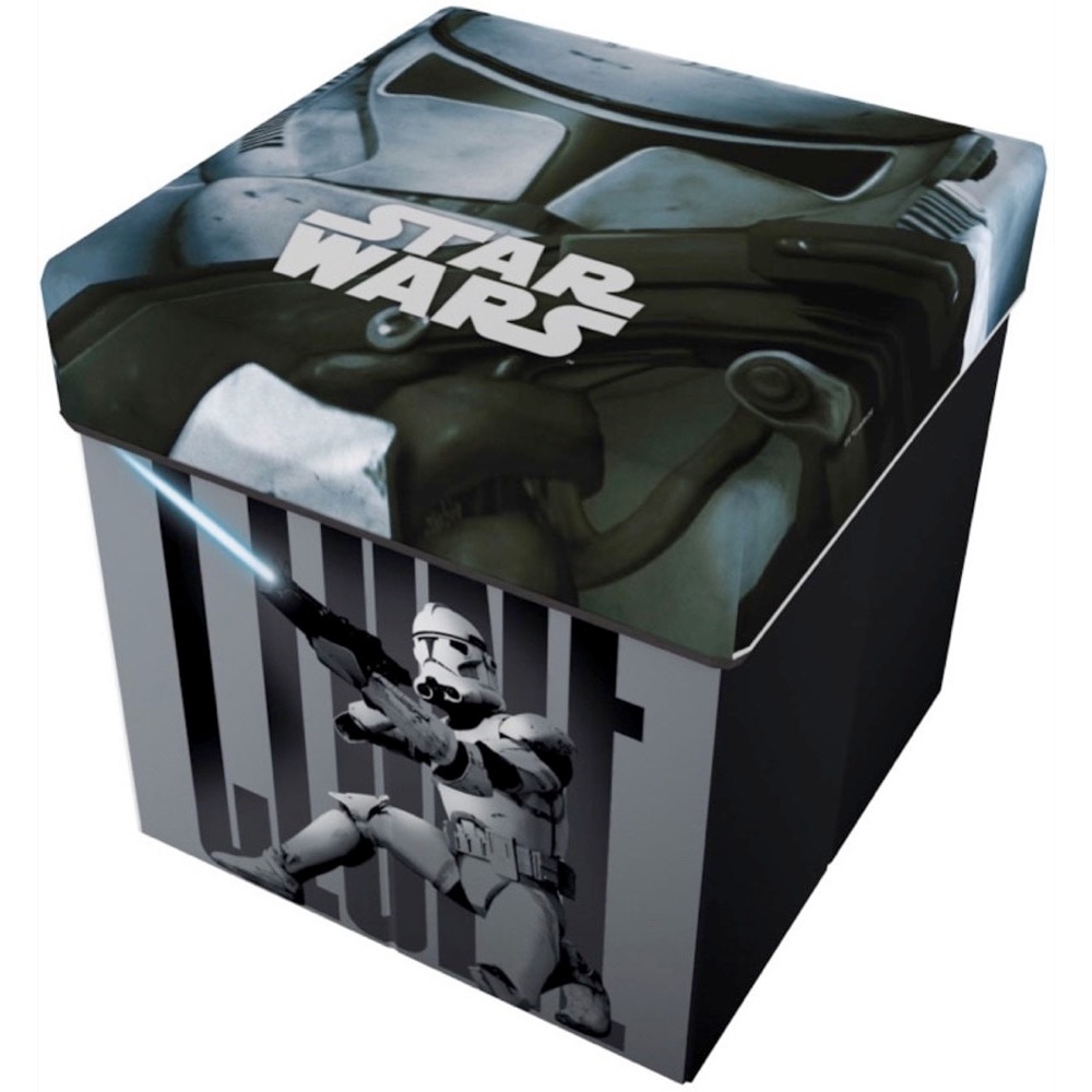 Taburet pliabil cu spatiu de depozitare Star Wars, Star