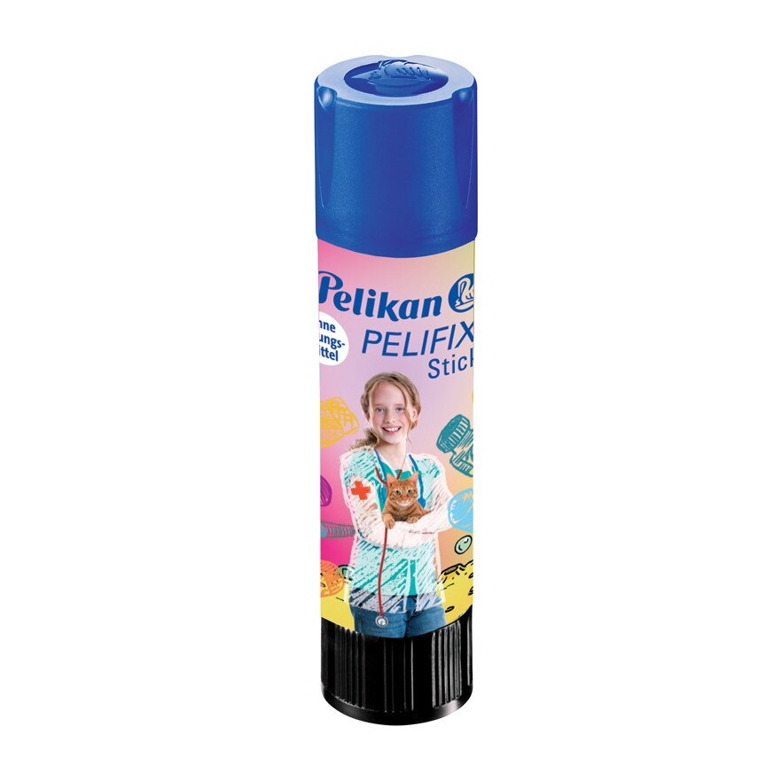 Lipici solid stick Pelfix, fara solvent, 10 grame, imprimat cu motive Veterinar