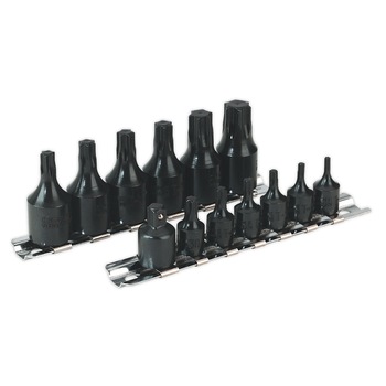 Set chei TRX-Star de impact, 1/4”si 3/8”, 13 piese, Sealey Set chei TRX-Star de impact, 1/4”si 3/8”, 13 piese, Sealey