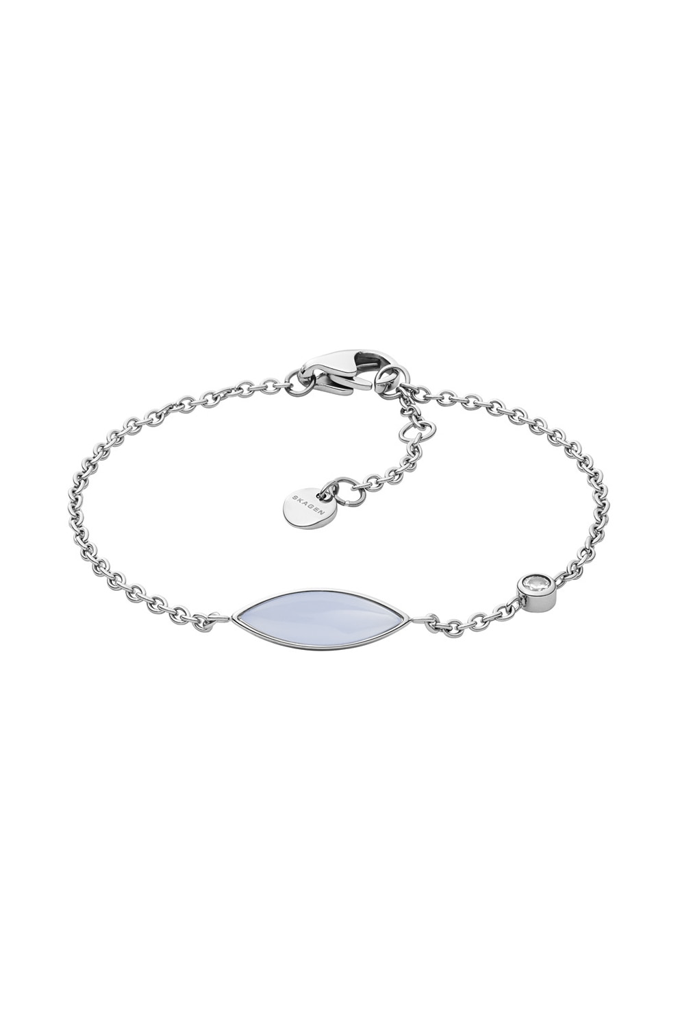 Skagen, Bratara de otel inoxidabil Sea Glass, Argintiu