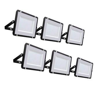Nocturna V-TAC Sistem 6 Proiectoare Iluminat Teren -led-negru 900W Nocturna V-TAC Sistem 6 Proiectoare Iluminat Teren -led-negru 900W