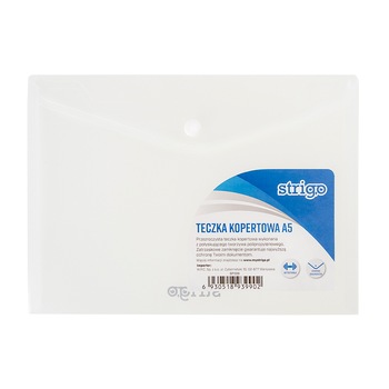 Dosar plic cu capsa, Strigo, PP A5 orizontal, Transparent Dosar plic cu capsa, Strigo, PP A5 orizontal, Transparent