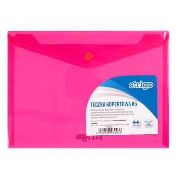 Dosar plic cu capsa, Strigo, PP A5 orizontal, Roz Dosar plic cu capsa, Strigo, PP A5 orizontal, Roz