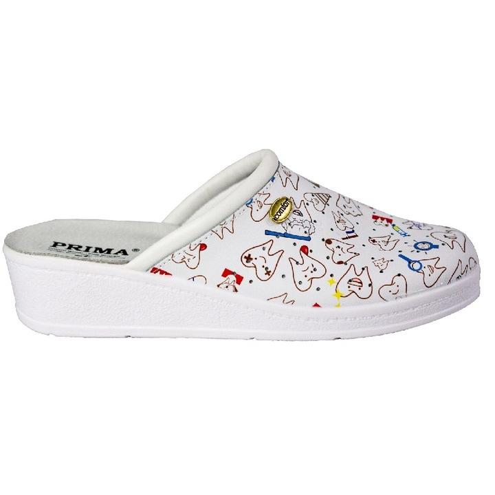 Сабо, дентален дизайн, зъби, перфорирана кожа с неплъзгаща се подметка, CE маркировка