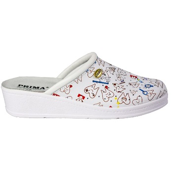 Saboti design stomatologic, piele perforati cu talpa antiderapanta, 1 pereche Saboti design stomatologic, piele perforati cu talpa antiderapanta, 1 pereche
