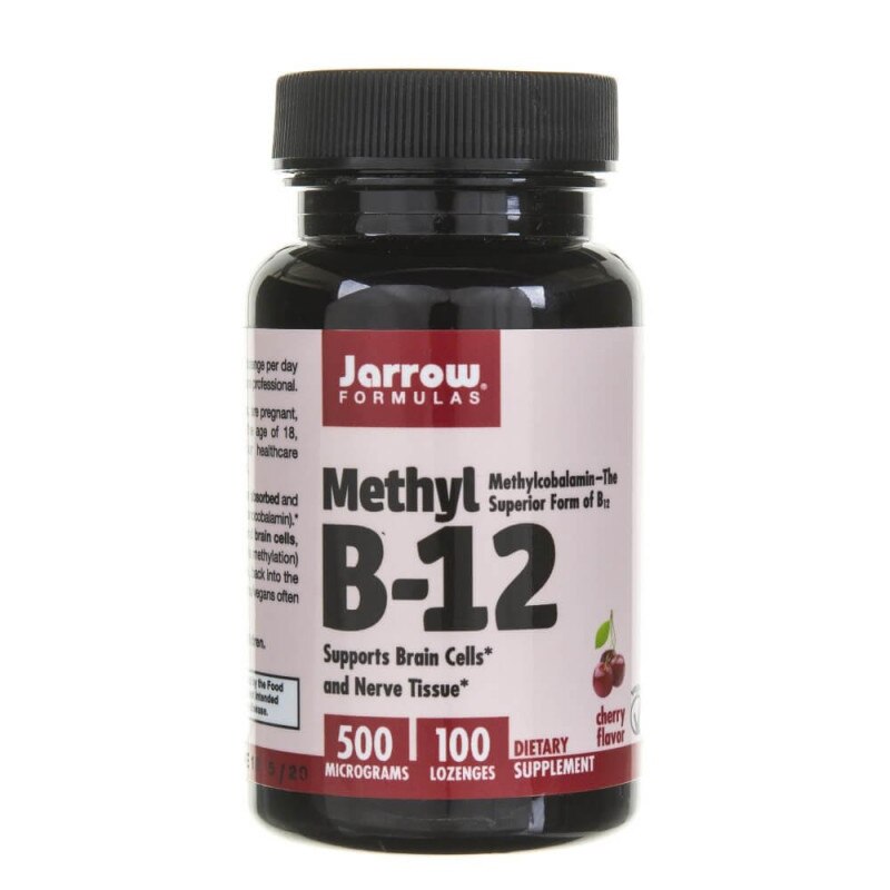 Jarrow Formulas Methyl B12 metilkobalamin 500 mcg kapszula, 100 db ...