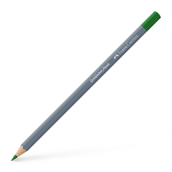 Акварелен молив Faber-Castell Goldfaber Aqua, № 166, тревистозелен