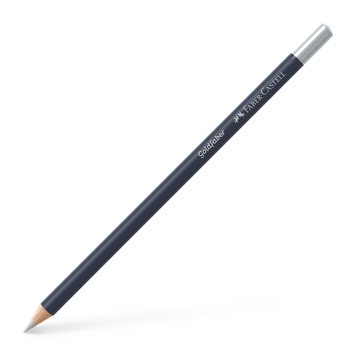 Цветен молив Faber-Castell Goldfaber, № 251, сребърен