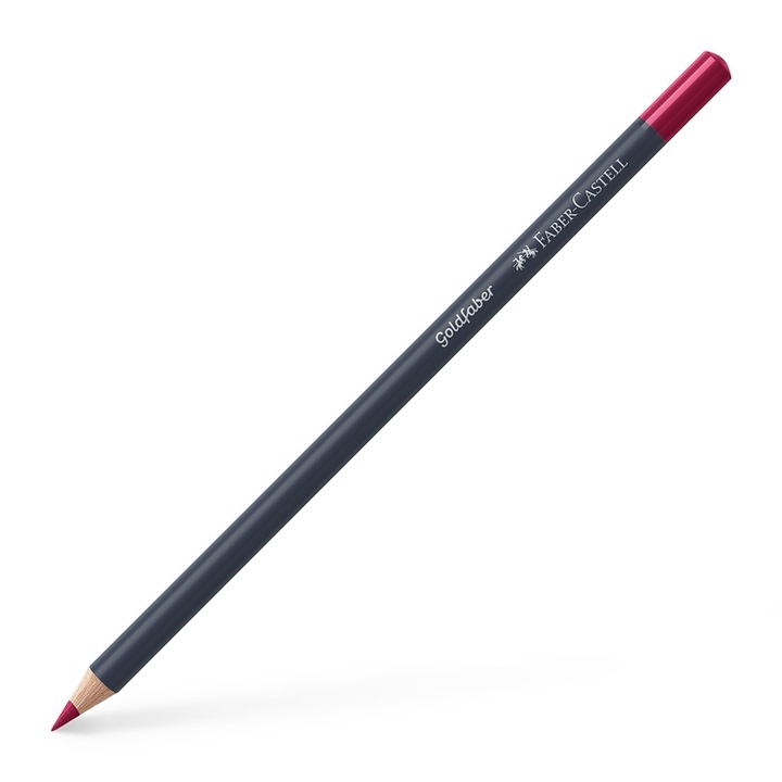 Цветен молив Faber-Castell Goldfaber, № 126, перманентен кармин