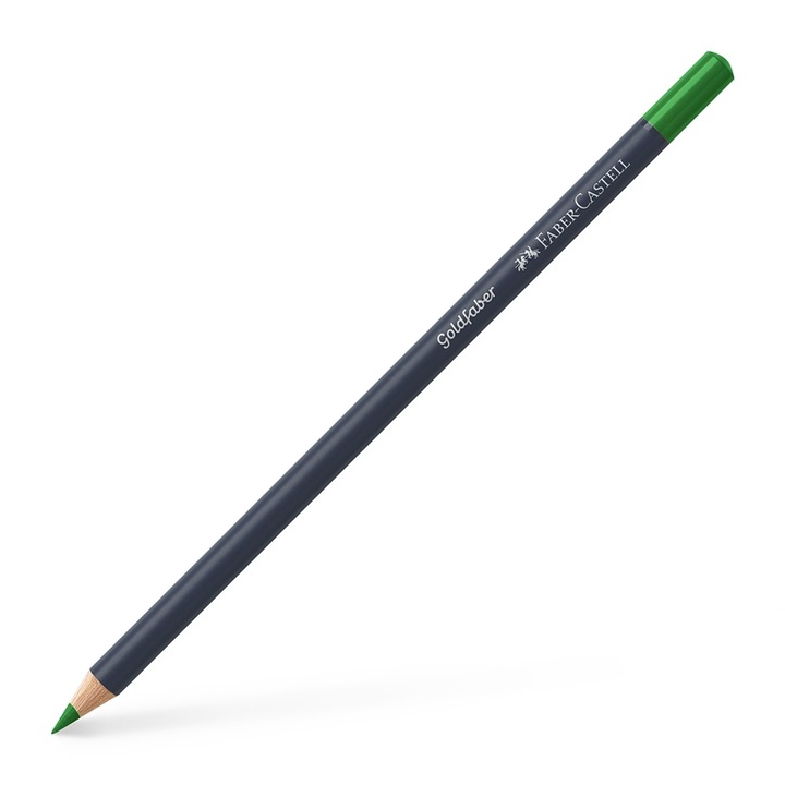 Цветен молив Faber-Castell Goldfaber, № 166, тревистозелен