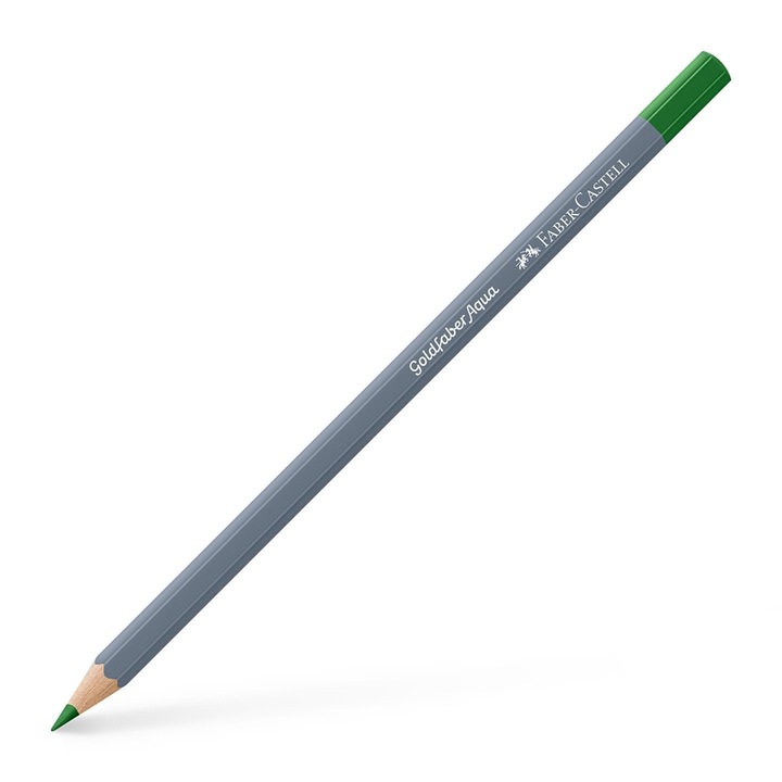 Акварелен молив Faber-Castell Goldfaber Aqua, № 266, перманентнозелен
