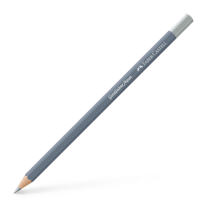 Акварелен молив Faber-Castell Goldfaber Aqua, № 251, сребърен