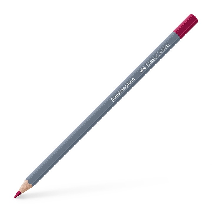 Акварелен молив Faber-Castell Goldfaber Aqua, № 126, перманентен кармин