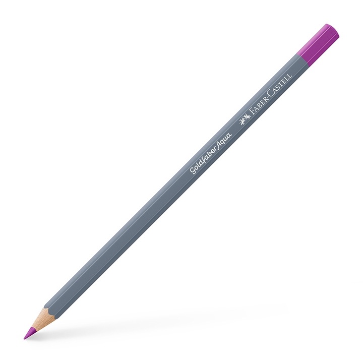 Акварелен молив Faber-Castell Goldfaber Aqua, № 125, среден пурпурнорозов