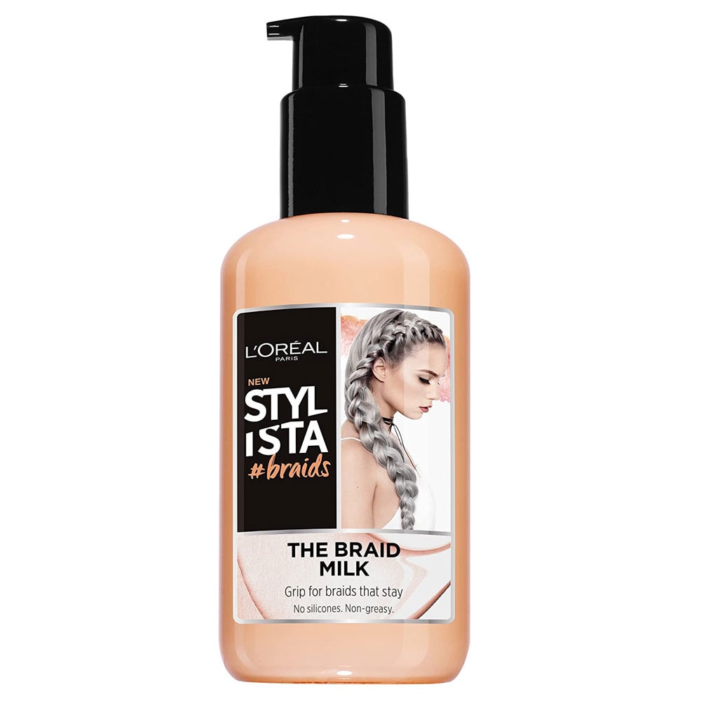 Crema pentru stilizarea parului L'Oreal Paris Stylista The Braid Milk, cu extract de cocos, 200 ml