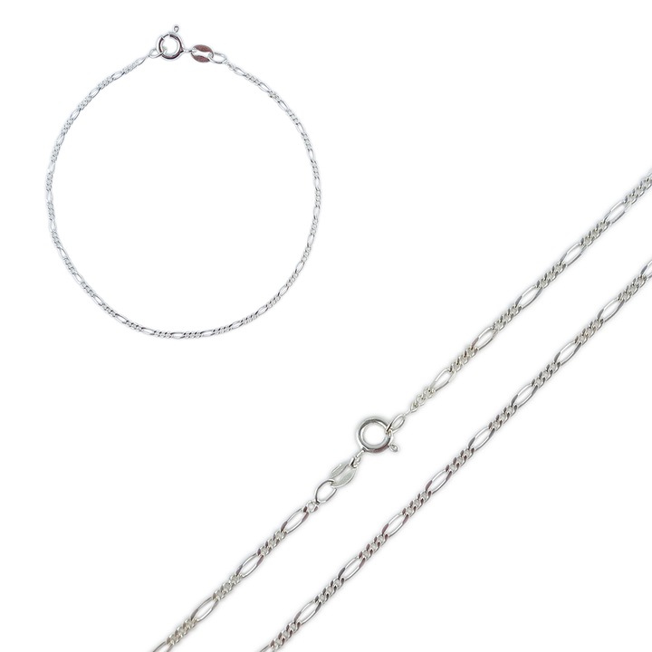 Dras ezüst lánc + ezüst karkötő