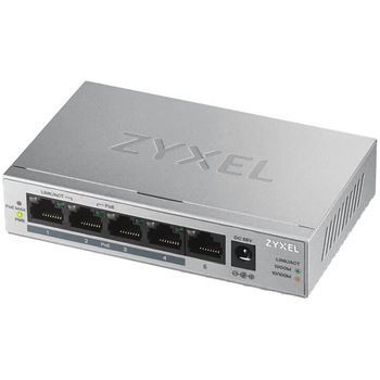 Switch ZyXEL GS1005-HP 5-Port Gigabit PoE Switch ZyXEL GS1005-HP 5-Port Gigabit PoE