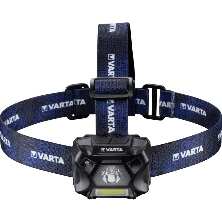 Фенер LED Varta Work Flex MotionSensor H20, 1 LED XG2 4.8W, 1 LED COB 3W, 150 лумена, 3xAAA, IP54