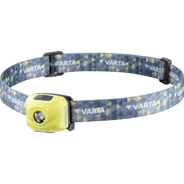 Фенер LED Varta Outdoor Sports Ultralight H30R, 300 лумена, С батерия 600mAh 3.7V, IPX4, Жълт
