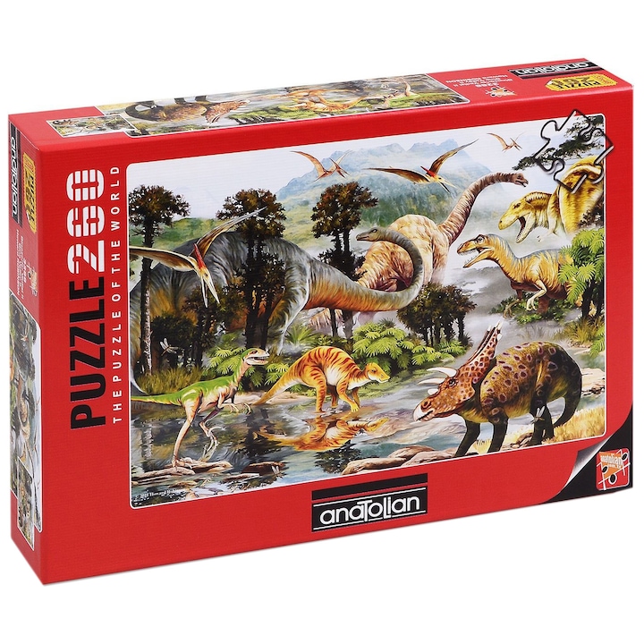 Пъзел Anatolian - Dino valley II, 260 части