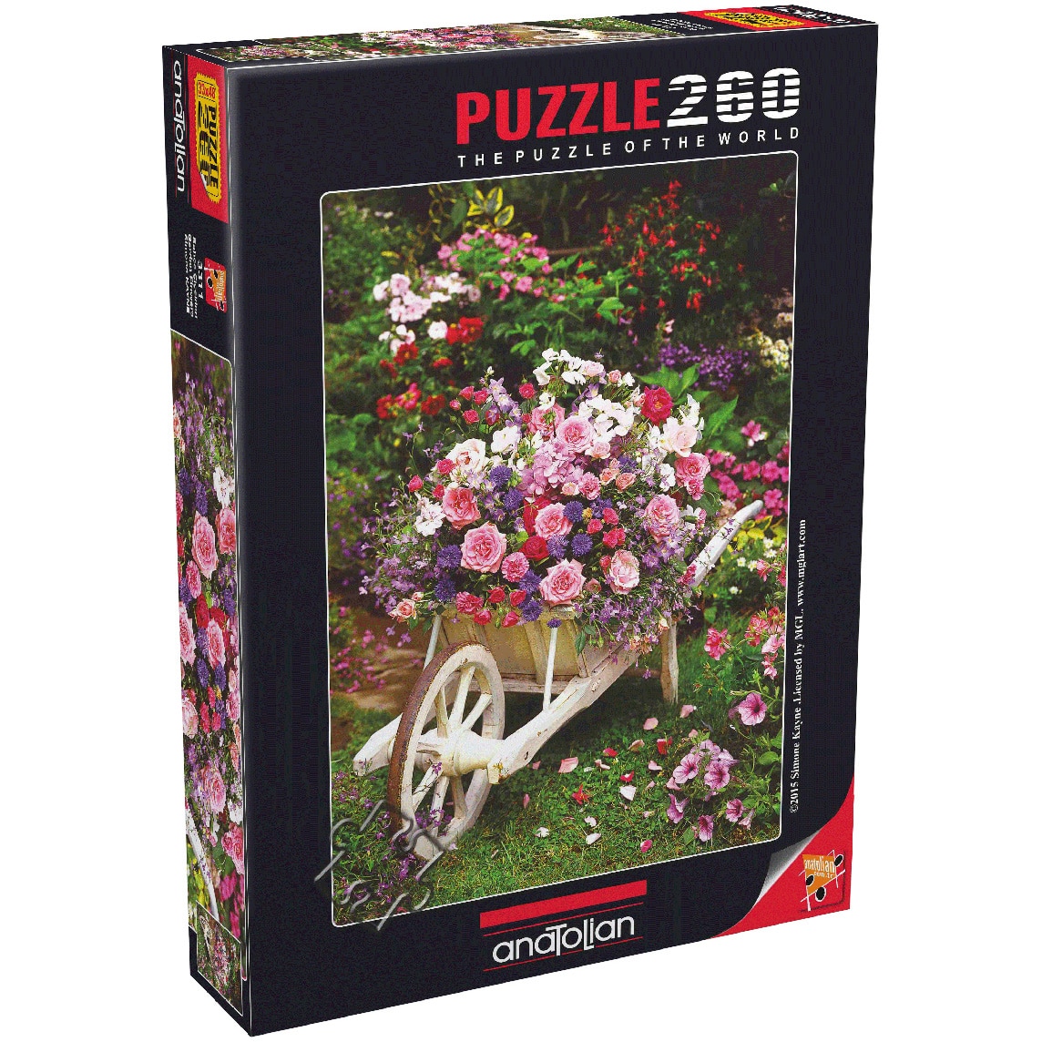 Puzzle Anatolian - Garden flowers, 260 piese