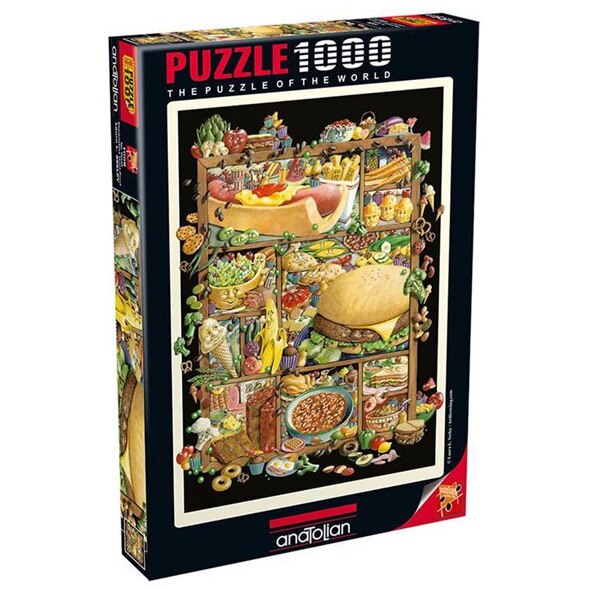 Puzzle Anatolian - Shadowbox hunt-food, 1000 piese