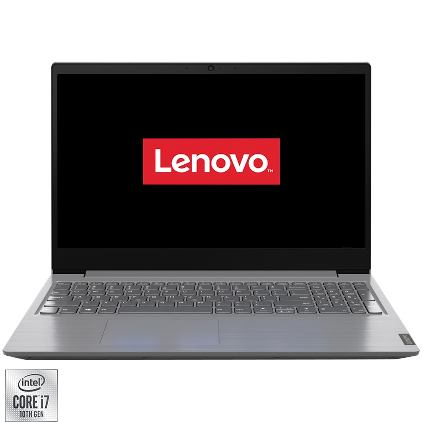 refer Demonstrate Wizard Laptop Lenovo Lenovo V15 IIL cu procesor Intel Core i7-1065G7 pana la 3.90  GHz, 15.6", Full HD, 12GB, 512GB SSD, Intel Iris Plus Graphics, Free DOS,  Iron Grey - eMAG.ro