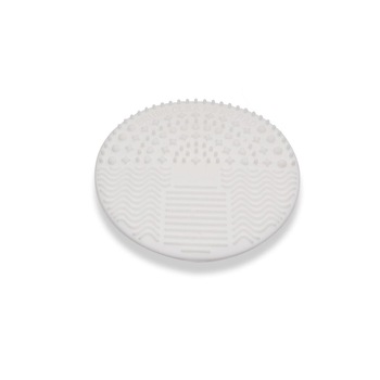 Perie din silicon pentru curatarea pensulelor de machiaj, MoonbasaNails, 020, Alb Perie din silicon pentru curatarea pensulelor de machiaj, MoonbasaNails, 020, Alb