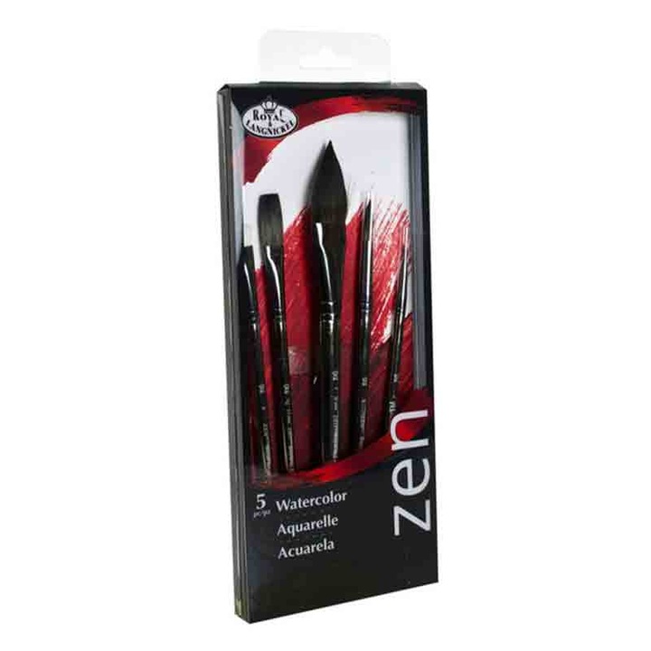 Set 5 pensule acuarela seria Zen™ RZEN-SET834