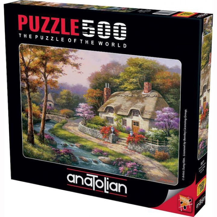 Пъзел Anatolian - Spring cottage, 500 части