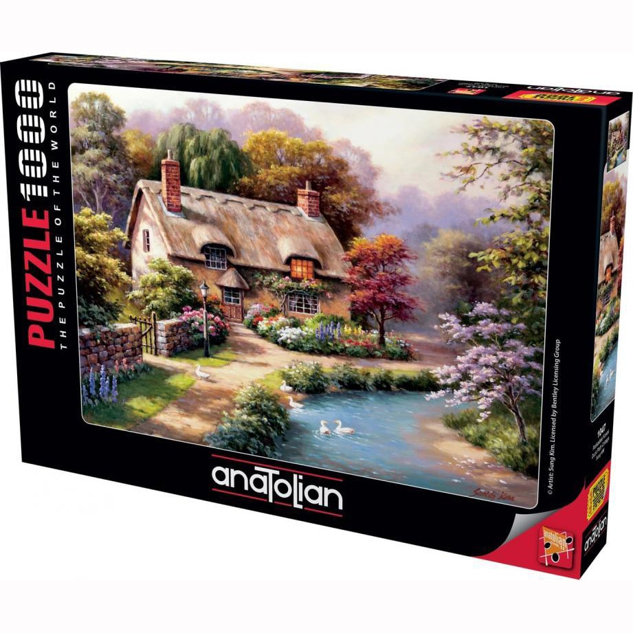 Puzzle Anatolian - Duck path cottage, 1000 piese