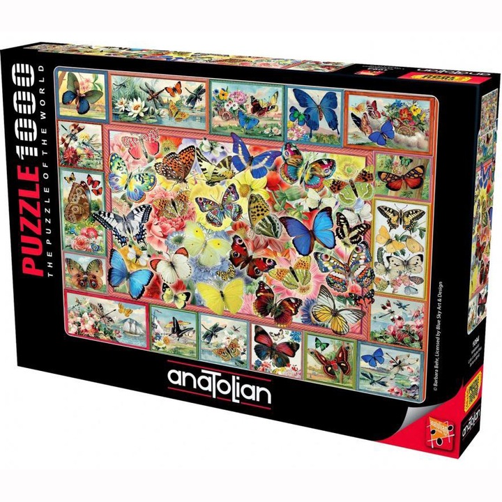 Пъзел Anatolian - Lots of butterflies, 1000 части