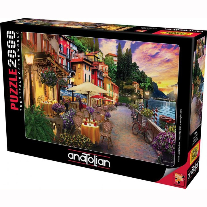 Пъзел Anatolian - Lake Como, 2000 части