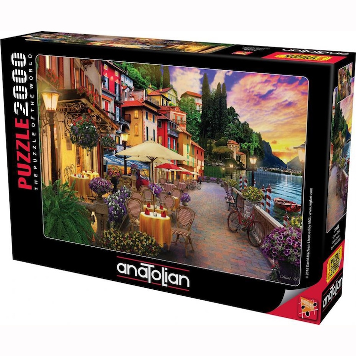 Пъзел Anatolian - Lake Como, 2000 части