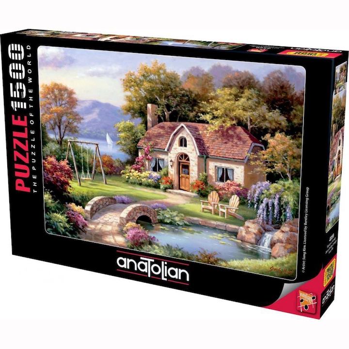 Пъзел Anatolian - Stone bridge cottage, 1500 части