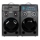 Set boxe audio, Samus, Twin Sound 10, 2000 W, Bluetooth, Egalizatoare pe 7 benzi, Negru