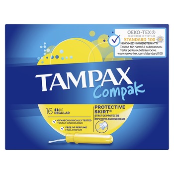Tampoane interne Tampax Regular 16 buc Tampoane interne Tampax Regular 16 buc