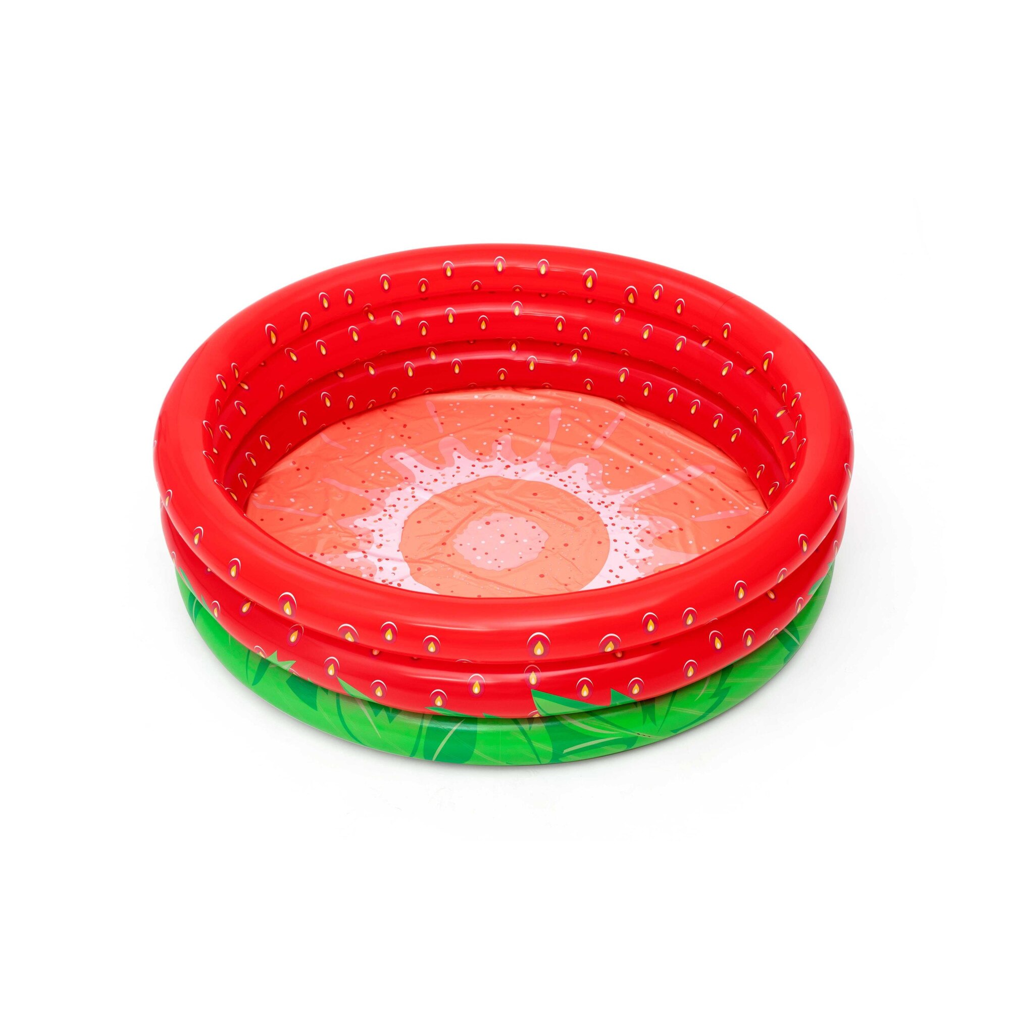 Piscina pentru copii, gonflabila, model capsuna, 160 x 38 cm