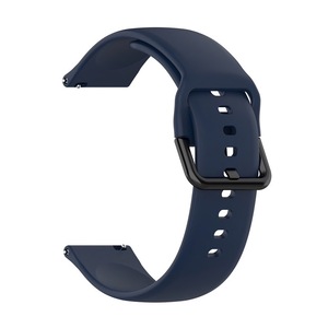 Curea Edman compatibila Samsung Galaxy Watch Active 1/2/3, 20mm, S, Albastru