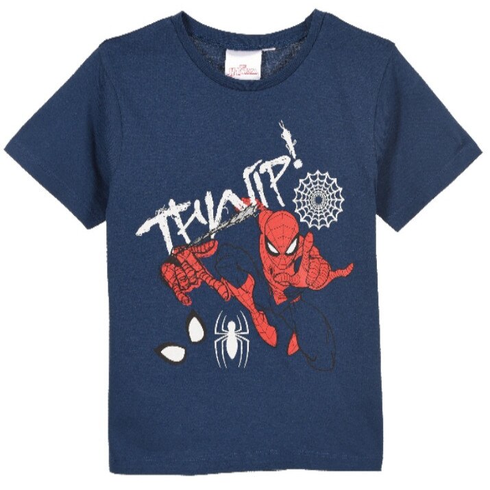 Tricou maneca scurta, SpiderMan, Denim