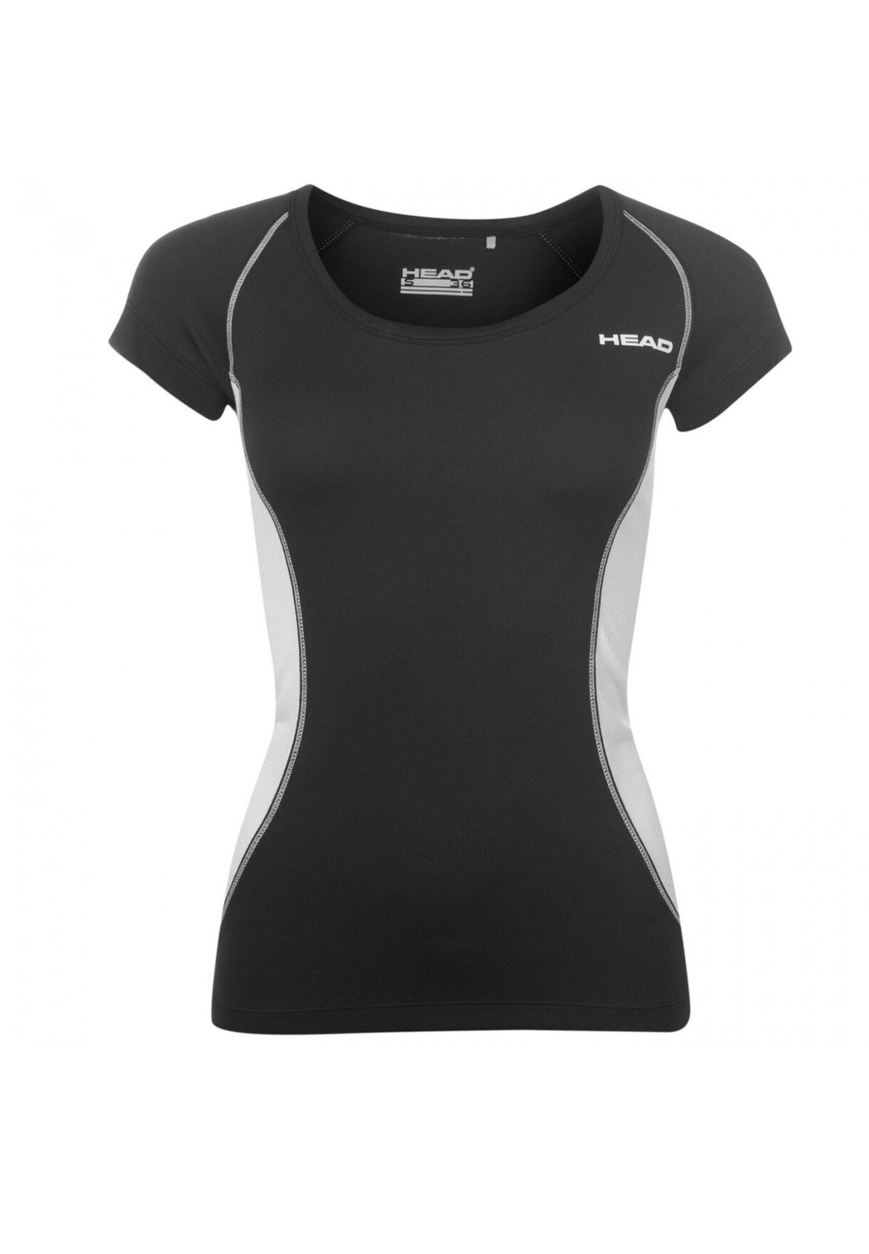 Tricou sport, Head, Negru, S EU, Negru, S