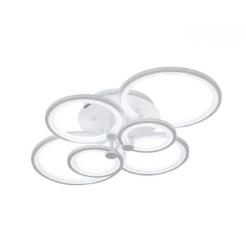 Lustra LED Circle Design Modern SLS - , 6 Cercuri, Smart, Telecomanda, Aplicatie Pentru telefon, Lumina Calda/Rece si intensitate reglabila Lustra LED Circle Design Modern SLS - , 6 Cercuri, Smart, Telecomanda, Aplicatie Pentru telefon, Lumina Calda/Rece si intensitate reglabila