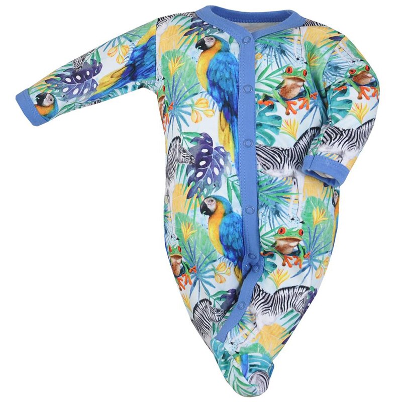 Salopeta cu maneca lunga pentru baieti Koala Madagaskar 08-278, Multicolor, 56 cm