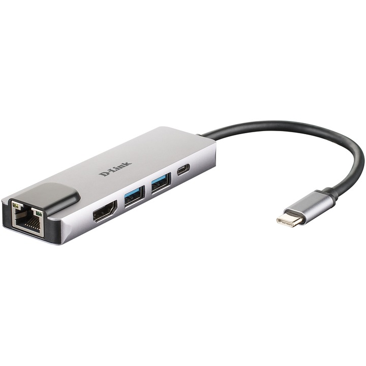 D-Link 5-in-1 DUB-M520 USB Type C