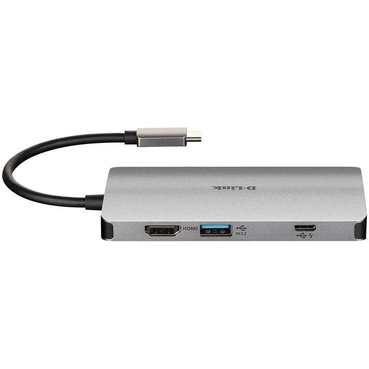Hub D-Link 8‑in‑1 DUB‑M810, USB Type C