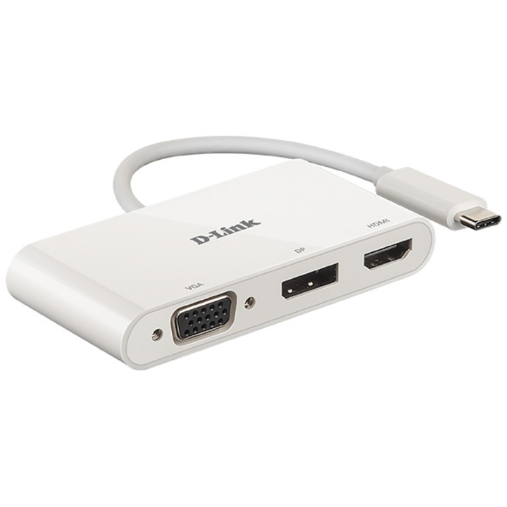 Хъб D-Link DUB-V310, USB-C